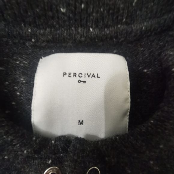 Mens Percival Wool knitwear | Color: Gray Oxford | Size M - Picture 6 of 11